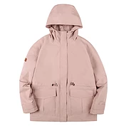 佳燦沖鋒衣女款秋冬新款三合一可拆卸工裝束腰保暖棉服沖鋒衣