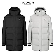佳燦 男裝2020新款外套冬季羽絨服中長款可脫卸帽潮流防風面包服