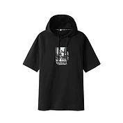 佳燦男裝 夏季新款韓版潮流短袖t恤上衣寬松時尚半袖連帽衛(wèi)衣