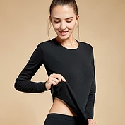 佳燦女士保暖內(nèi)衣套裝棉質(zhì)舒適青年薄款打底修身美體衣秋冬季